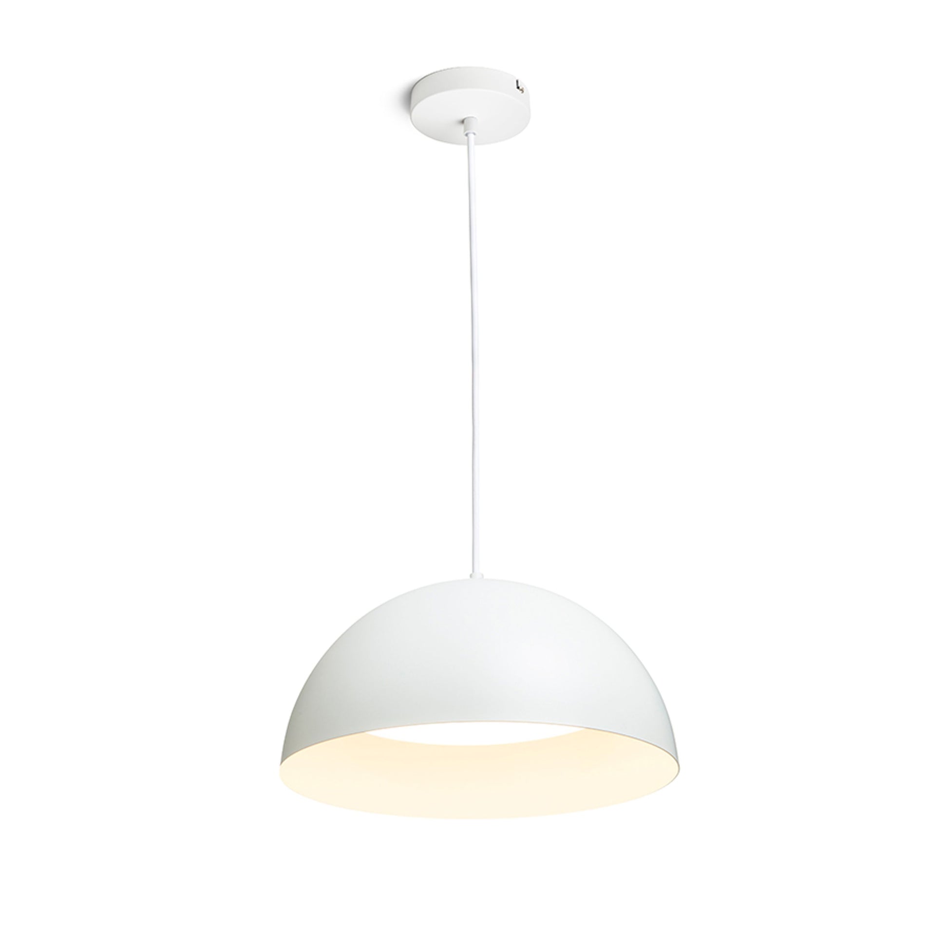 RENDL pendant lamp GLADYS 40 pendant white/white 230V LED E27 30W R14111 1