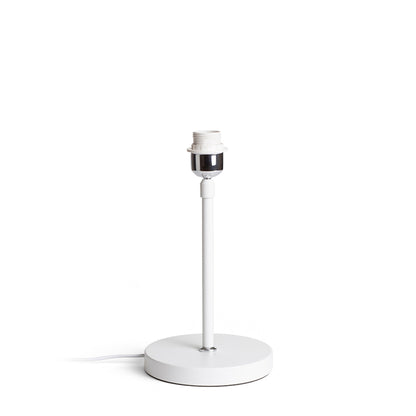 RENDL shades, shade bases, pendent sets EMMETT table base white chrome 230V LED E27 15W R14115 3