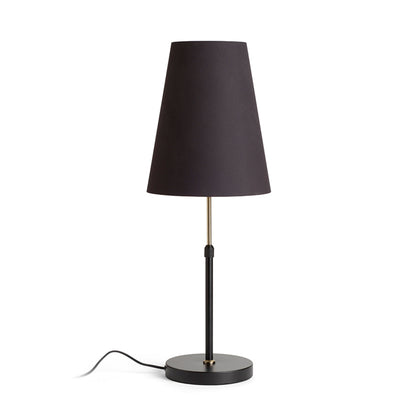 RENDL shades, shade bases, pendent sets EMMETT table base black old brass 230V LED E27 15W R14116 6