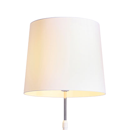 RENDL shades, shade bases, pendent sets EMMETT floor base white chrome 230V LED E27 15W R14117 6