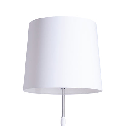 RENDL shades, shade bases, pendent sets EMMETT floor base white chrome 230V LED E27 15W R14117 8