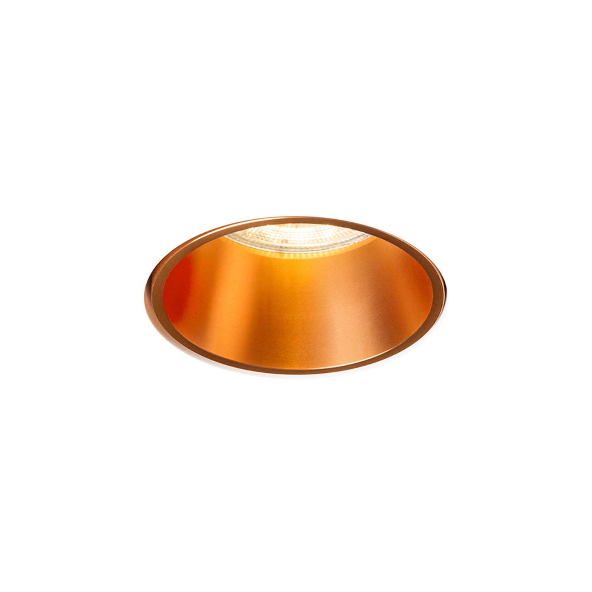 RENDL recessed light DAYTONA fixed plaster/brushed copper 230V LED GU10 8W R14159 2