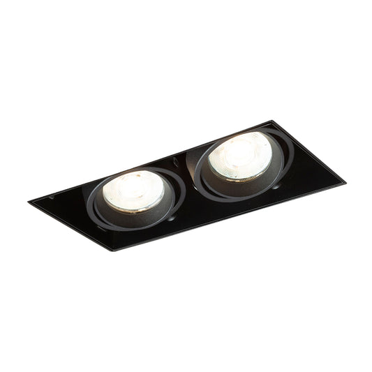 RENDL recessed light ELECTRA II GU10 frameless black 230V LED GU10 8W R14168 1
