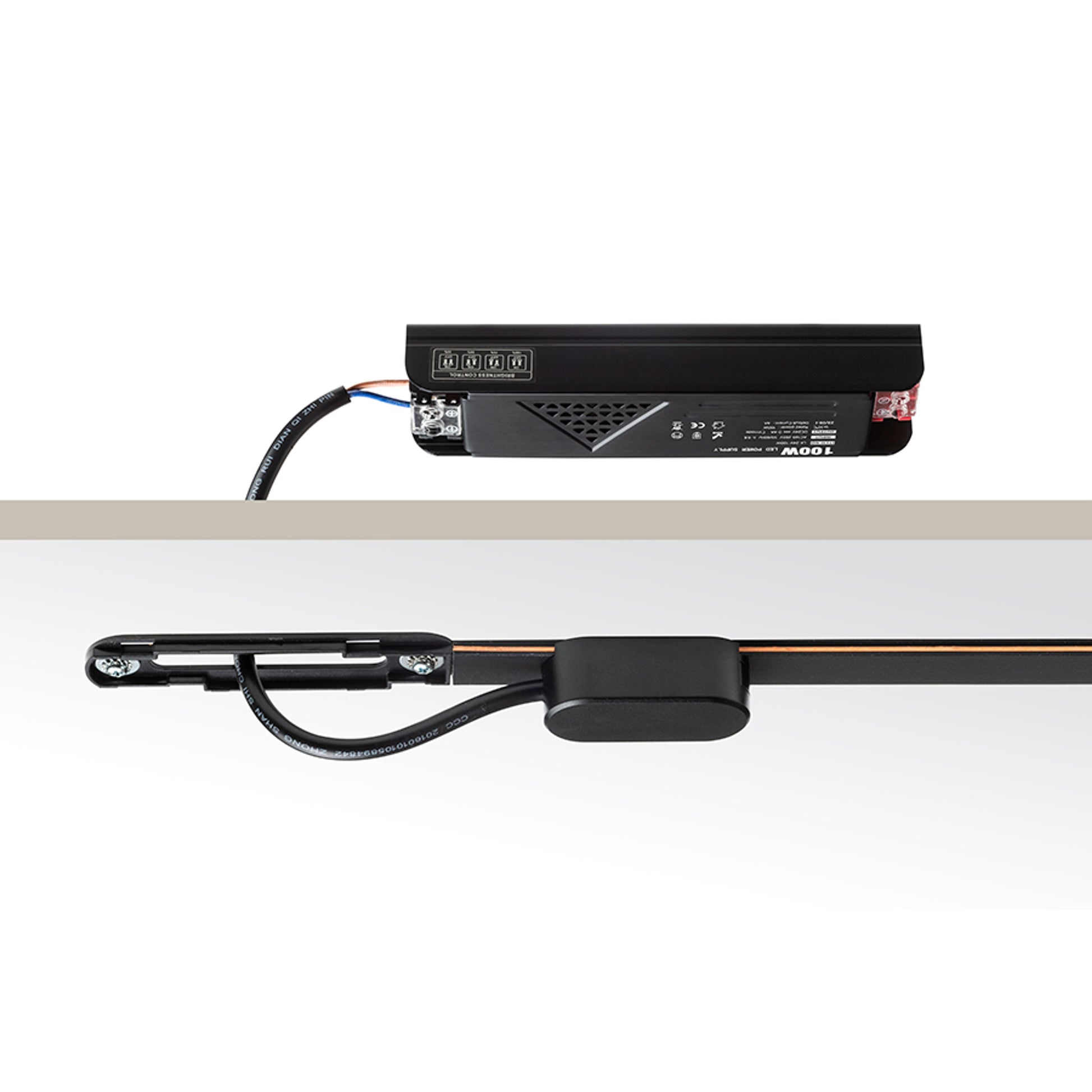 RENDL Ultra-thin track system VEGA box black  R14177 3