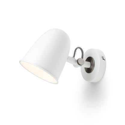 RENDL spotlight DANNY wall white matt nickel 230V LED E14 5W R14185 1