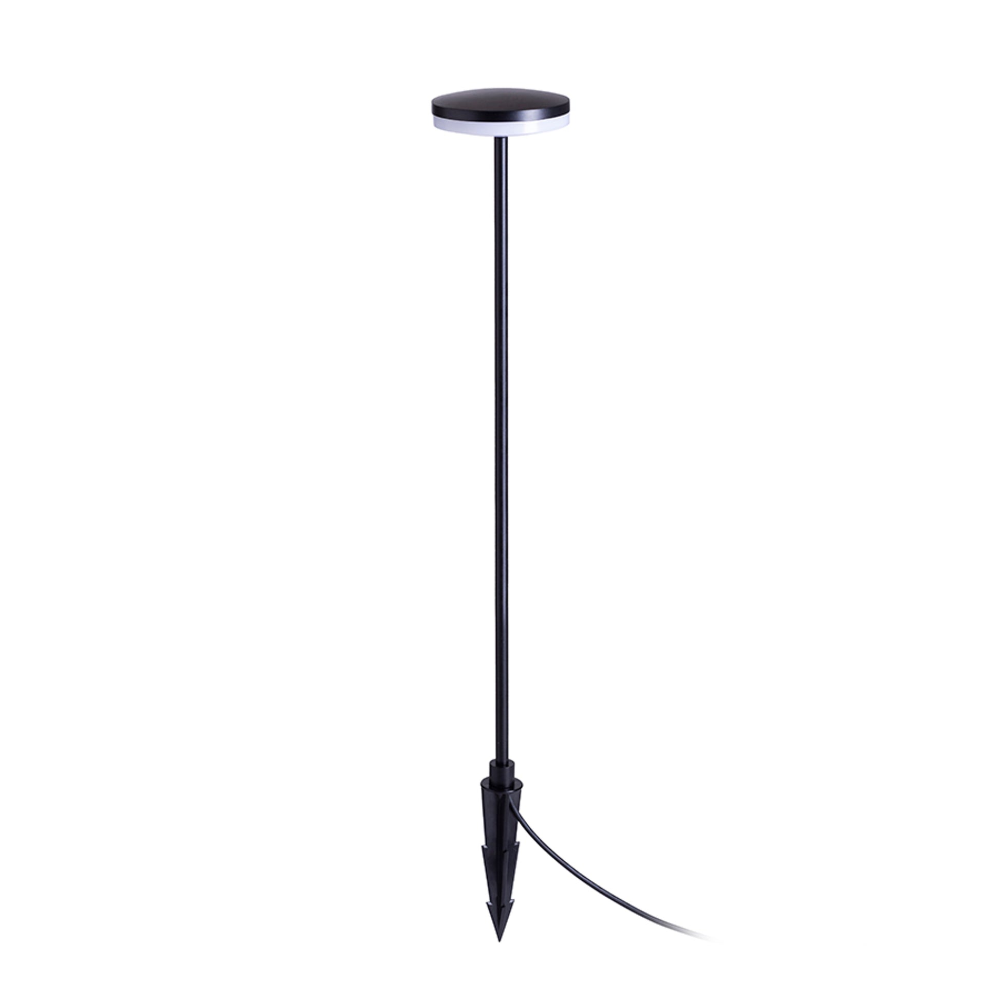 RENDL outdoor lamp SEMPLICE 80 floor / on spike black matte acrylic 230V LED 12W IP54  3000K R14195 9