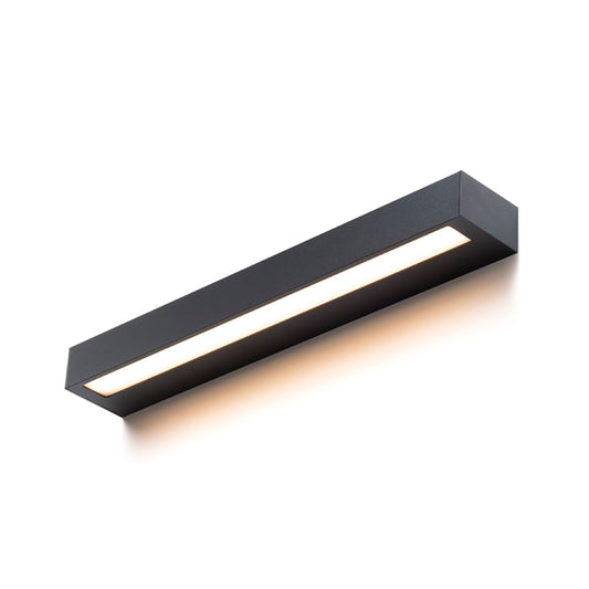 RENDL outdoor lamp ASTER 50 wall black frosted acrylic 230V LED 2x10W IP65 3000K R14199 1