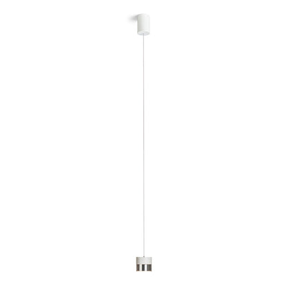 RENDL pendant lamp JUNIPER height adjustable pendant white chrome 230V LED 15W 30°  3000K R14218 3