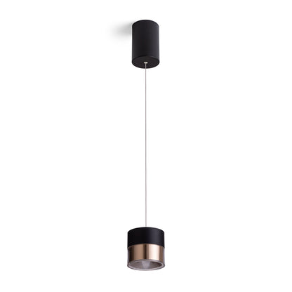 RENDL pendant lamp JUNIPER height adjustable pendant black/gold  230V LED 15W 30°  3000K R14219 5