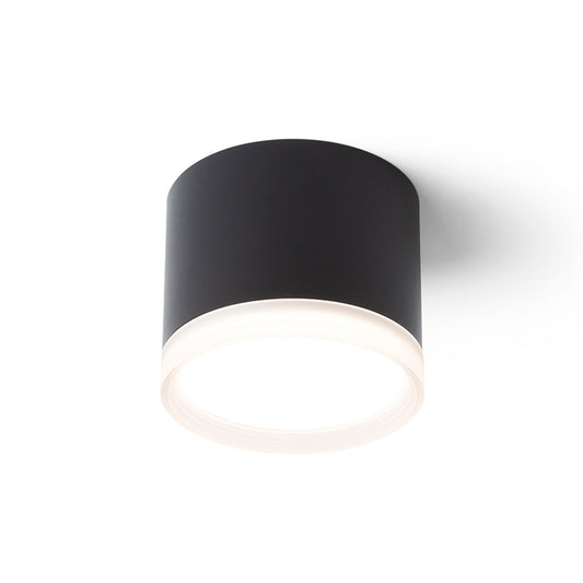 RENDL surface mounted lamp MEMA ceiling black satinated acrylic 230V LED GX53 7W R14222 1