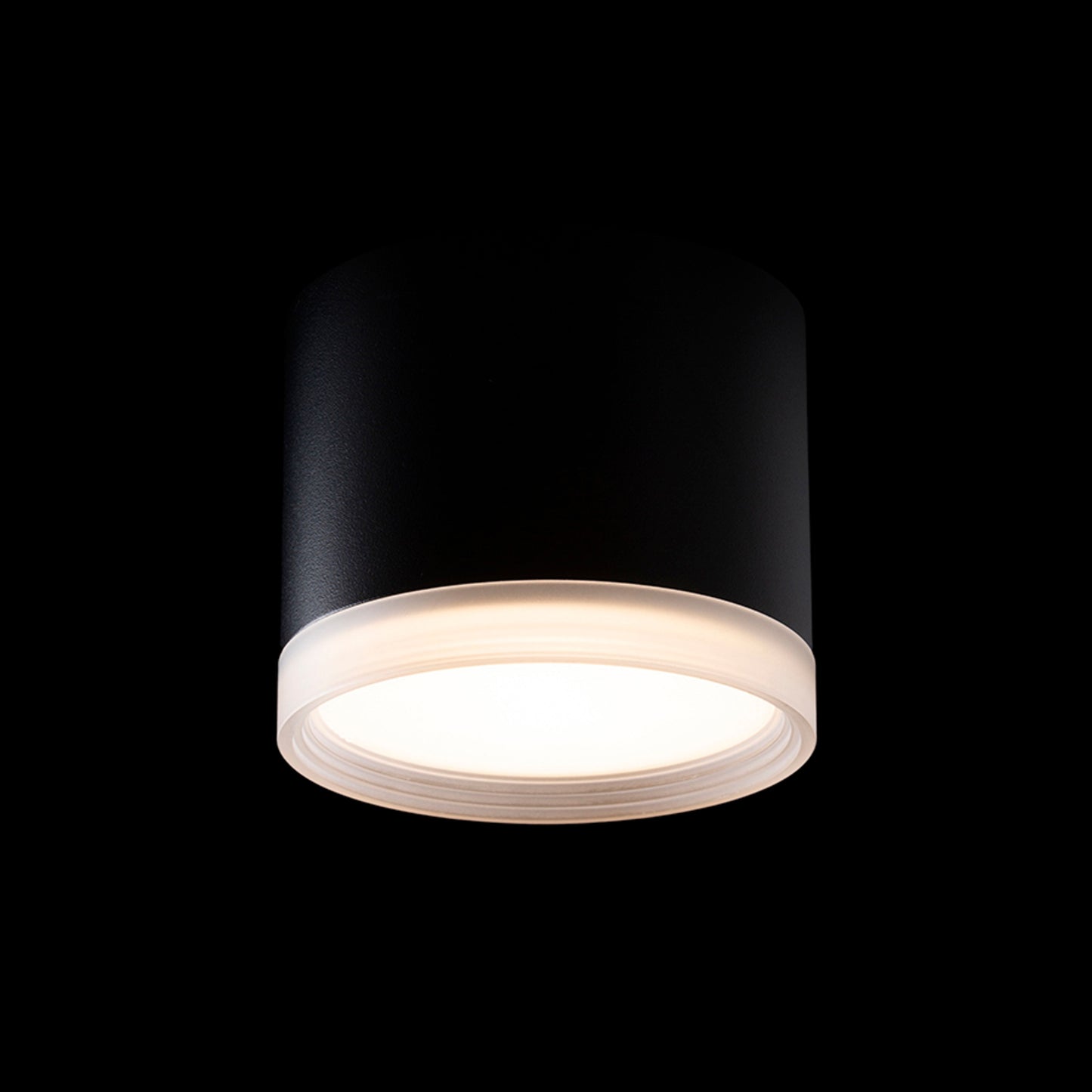 RENDL surface mounted lamp MEMA ceiling black satinated acrylic 230V LED GX53 7W R14222 2