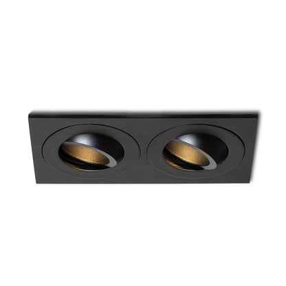 RENDL recessed light GALO II recessed black 230V LED GU10 9W IP65 R14226 2