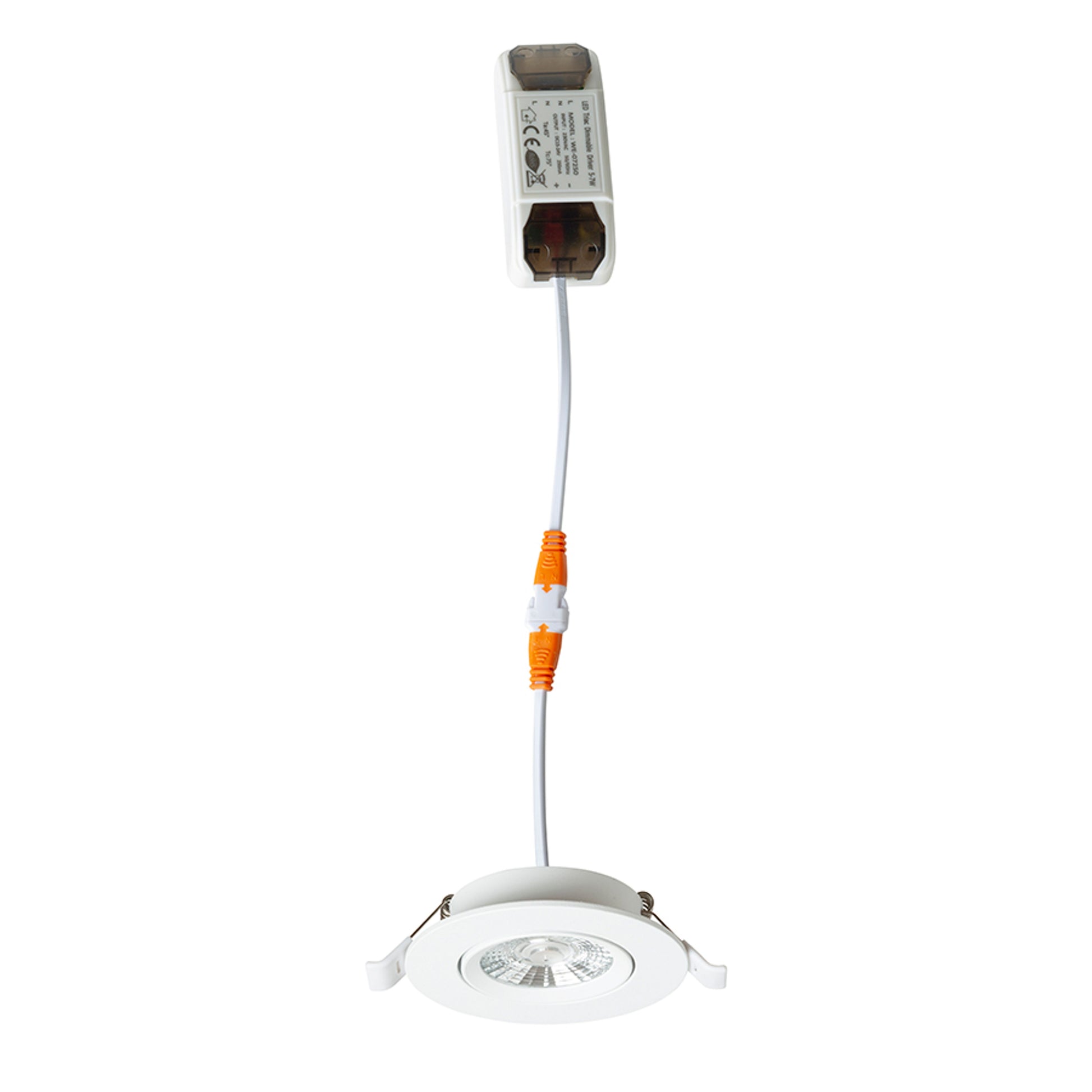 RENDL recessed light NEFRIT DIMM recessed white 230V LED 6W 36° 3000K R14234 4