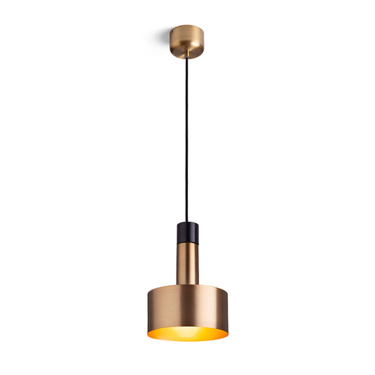 RENDL pendant lamp DIVINA pendant brass/black marble decor 230V LED E27 5W R14260 1
