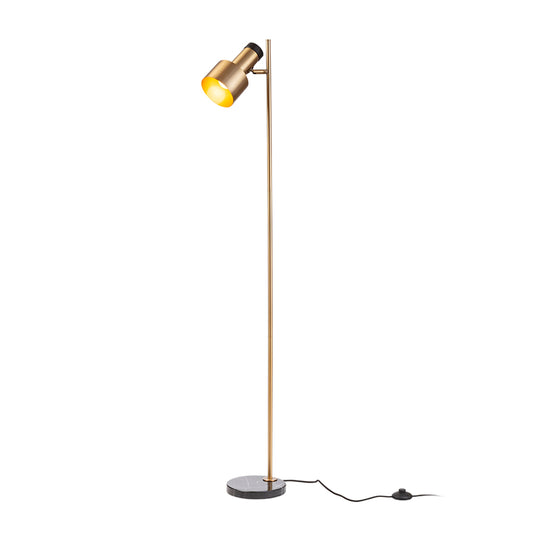 RENDL floor lamp DIVINA floor brass/black marble decor 230V E27 5W R14262 1