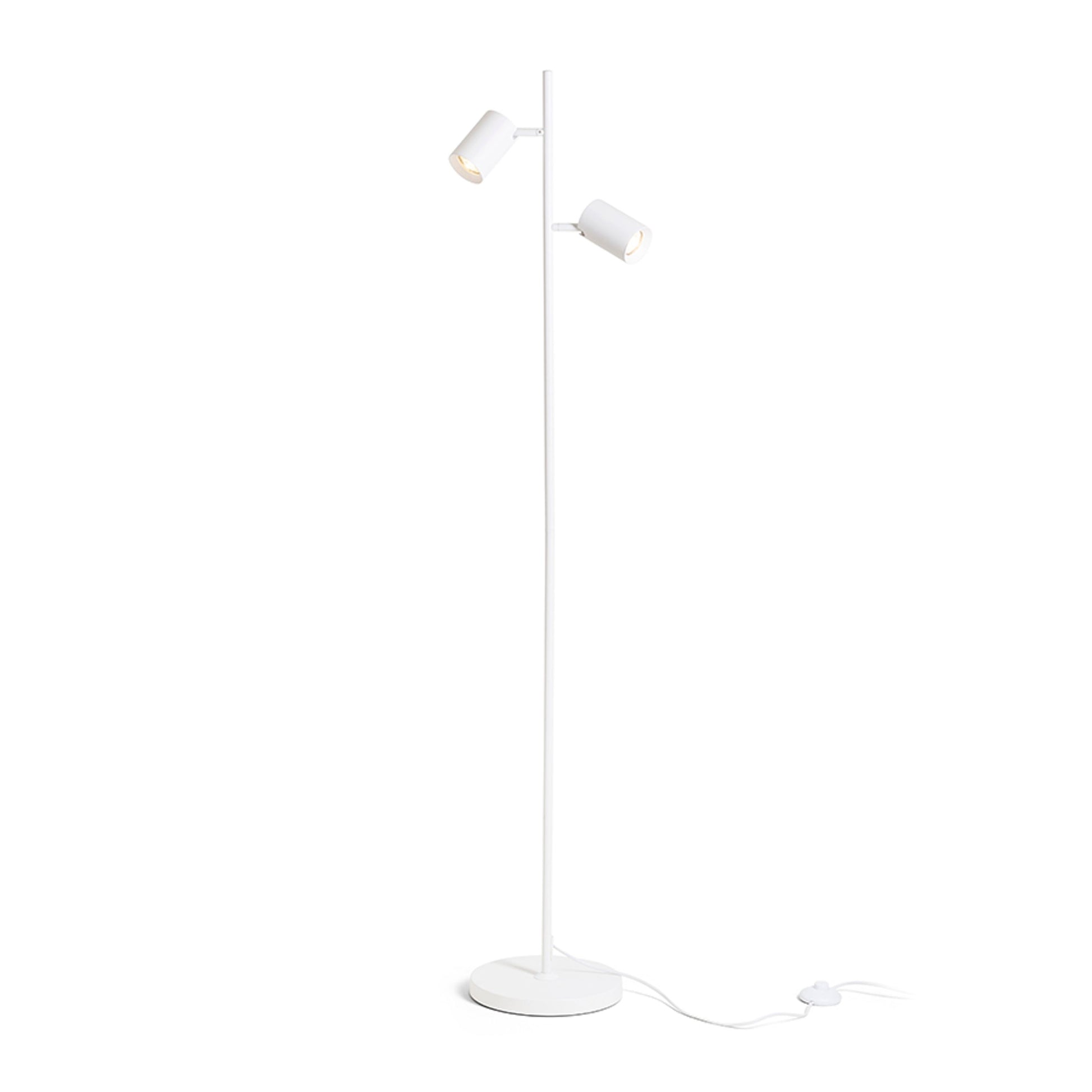 RENDL floor lamp FLYNN II floor white  230V LED GU10 2x9W R14266 1