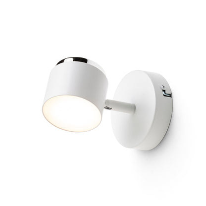 RENDL spotlight NOVA I wall white chrome/frosted acrylic 230V LED 4.2W 3000K R14272 5