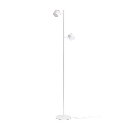 RENDL floor lamp NOVA II floor white chrome/frosted acrylic 230V LED 2x3.5W 3000K R14276 4