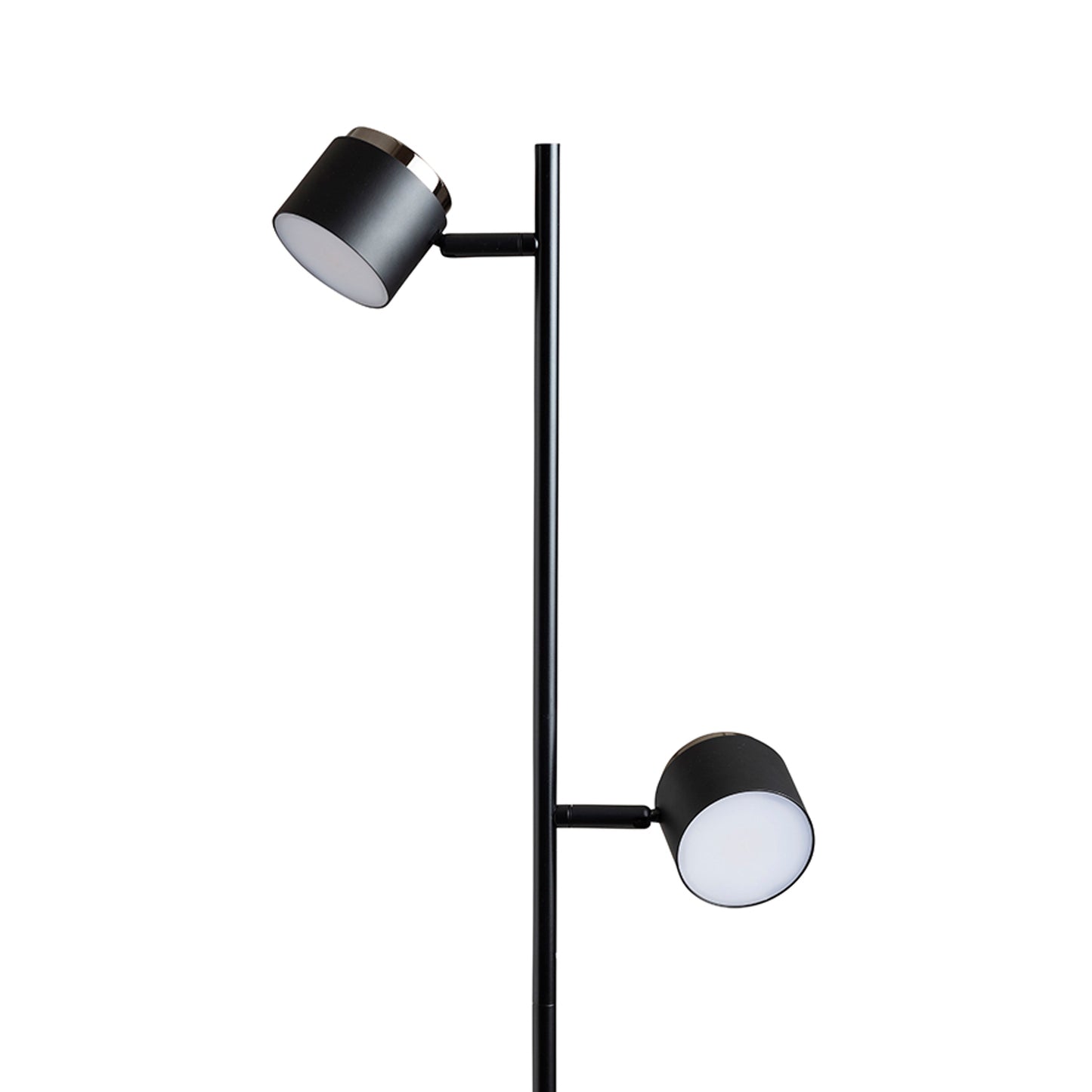 RENDL floor lamp NOVA II floor black chrome/frosted acrylic 230V LED 2x3.5W 3000K R14277 2