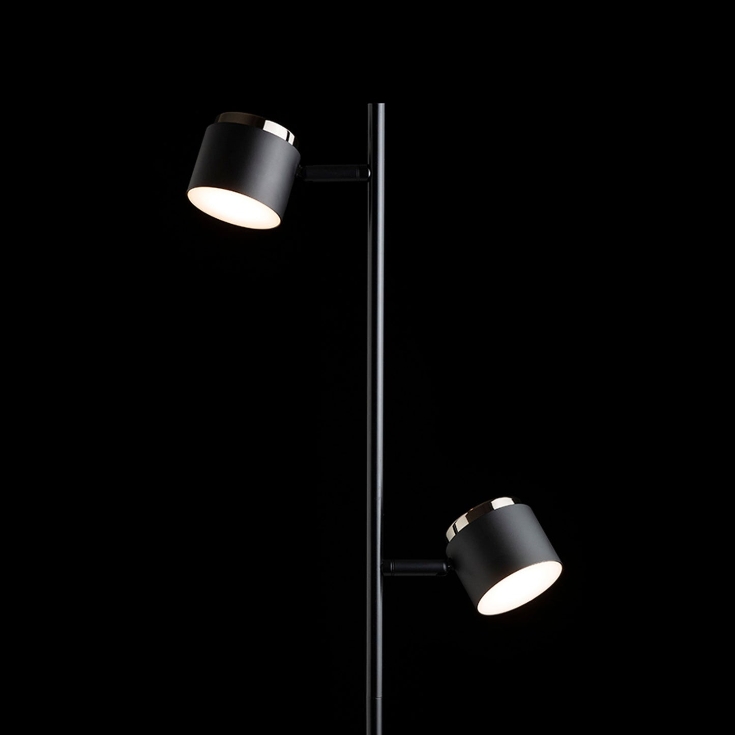 RENDL floor lamp NOVA II floor black chrome/frosted acrylic 230V LED 2x3.5W 3000K R14277 5