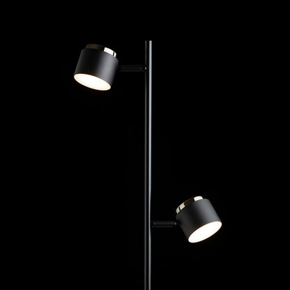 RENDL floor lamp NOVA II floor black chrome/frosted acrylic 230V LED 2x3.5W 3000K R14277 5