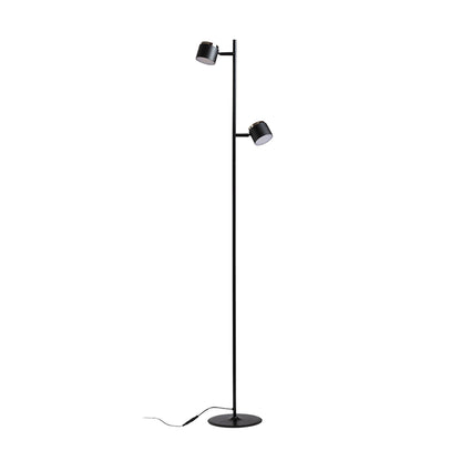 RENDL floor lamp NOVA II floor black chrome/frosted acrylic 230V LED 2x3.5W 3000K R14277 6