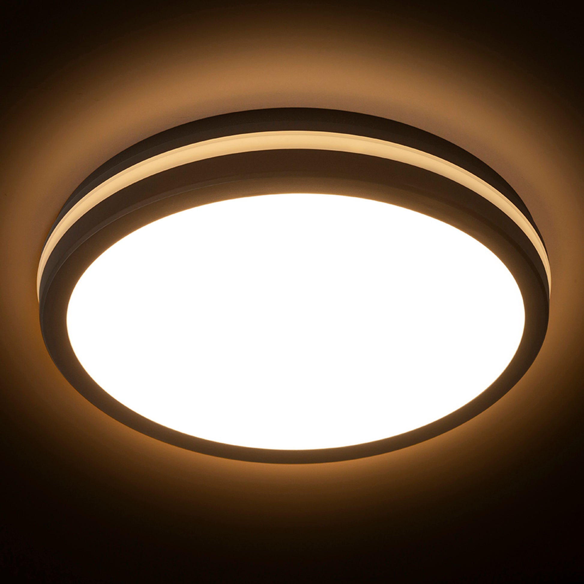 RENDL outdoor lamp SONO 40 surface mounted black plastic 230V LED 40W IP65  3000K 4000K 6000K R14300 4