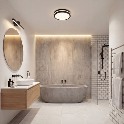 RENDL outdoor lamp SONO 40 surface mounted black plastic 230V LED 40W IP65  3000K 4000K 6000K R14300 5