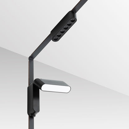 RENDL Ultra-thin track system OXONIA 11 with tilt-function for the VEGA/WAVE system black  24= LED 6W 110°  3000K 4000K 6500K R14321 13
