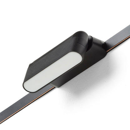 RENDL Ultra-thin track system OXONIA 11 with tilt-function for the VEGA/WAVE system black  24= LED 6W 110°  3000K 4000K 6500K R14321 2