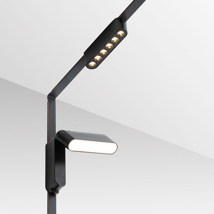 RENDL Ultra-thin track system OXONIA 11 with tilt-function for the VEGA/WAVE system black  24= LED 6W 110°  3000K 4000K 6500K R14321 4