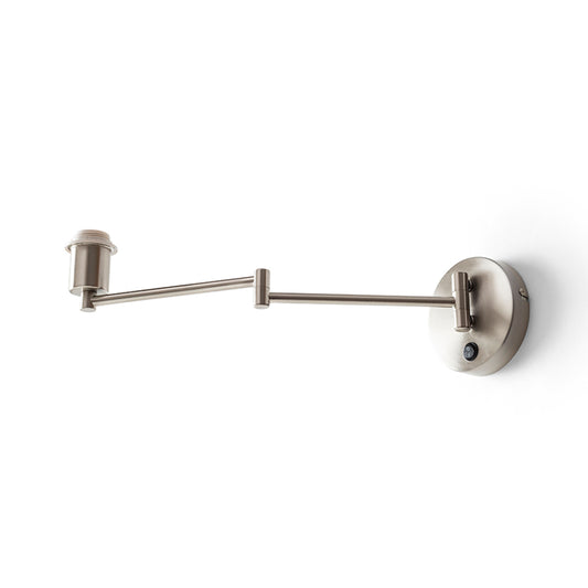 RENDL shades, shade bases, pendent sets AVENIDA wall base  matt nickel 230V LED E27 11W R14376 1