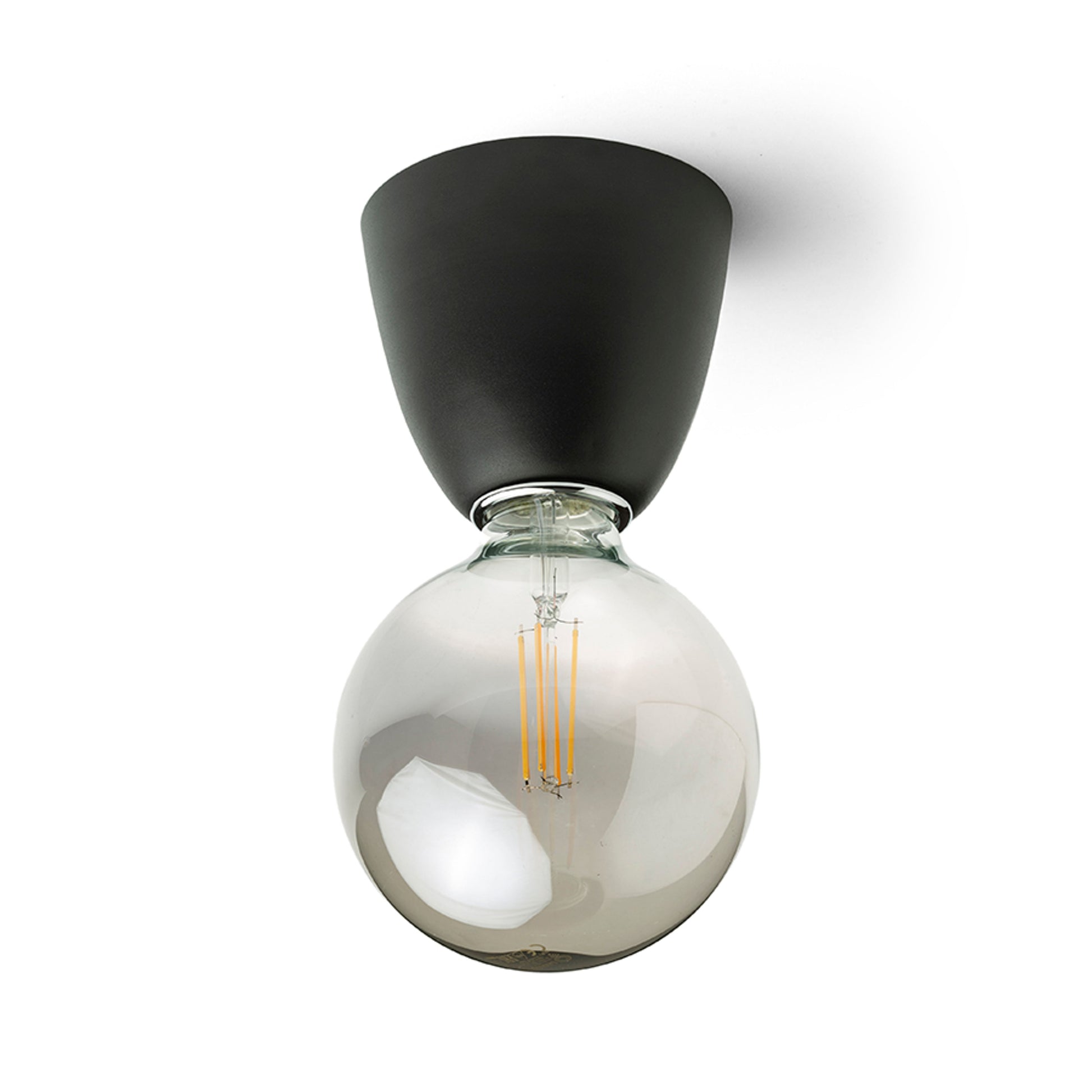 RENDL surface mounted lamp REACH ceiling black 230V LED E27 11W R14386 2