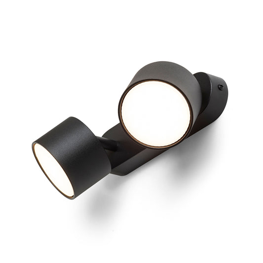 RENDL spotlight PIXEL II surface mounted black 230V LED GX53 2x7W R14405 1
