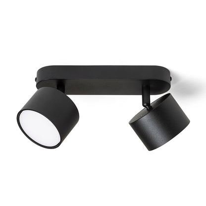 RENDL spotlight PIXEL II surface mounted black 230V LED GX53 2x7W R14405 3