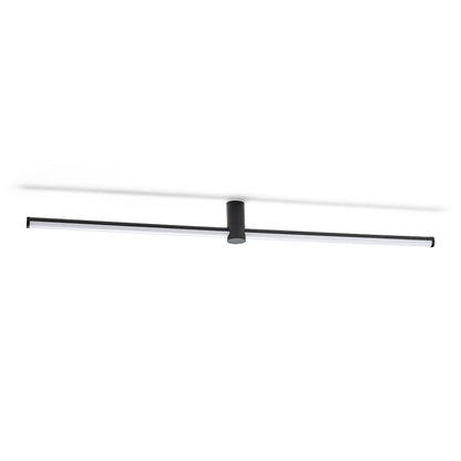 RENDL wall lamp CLARIS 120 surface mounted black frosted acrylic 230V LED 2x12W  3000K R14412 3
