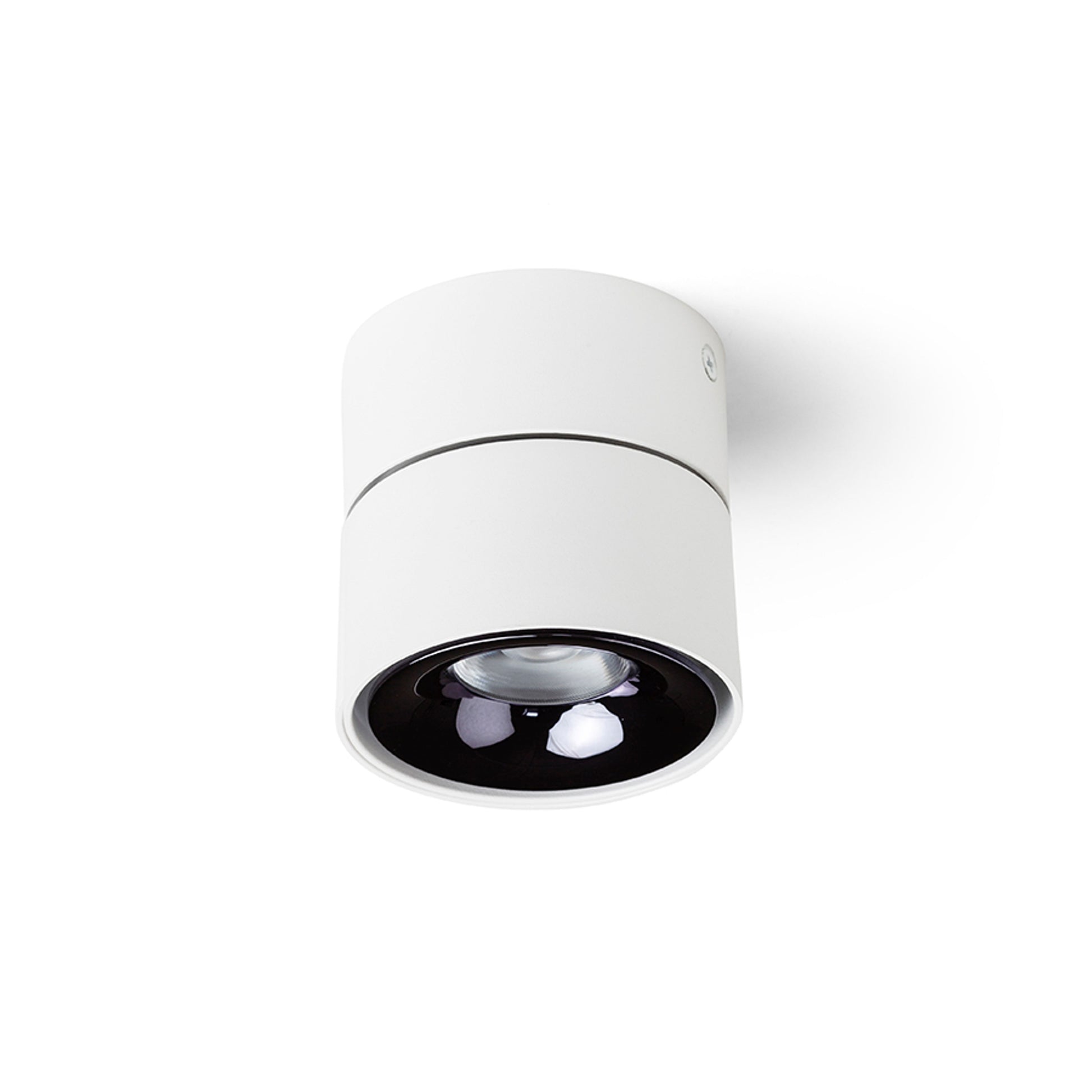 RENDL surface mounted lamp ALBANO surface mounted white black chrome 230V LED 5W  3000K R14425 6