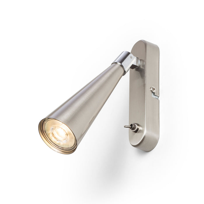 RENDL spotlight ALEXIS wall matt nickel 230V LED GU10 5W R14466 1
