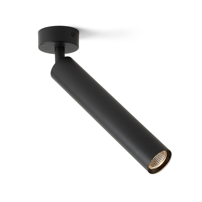 RENDL spotlight DARRIN R surface mounted black  230V LED 6W 24°  3000K R14471 2