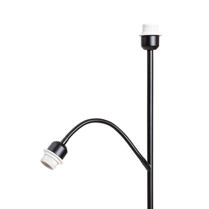 RENDL shades, shade bases, pendent sets PAMPA floor base black 230V LED E27 11+7W R14498 2