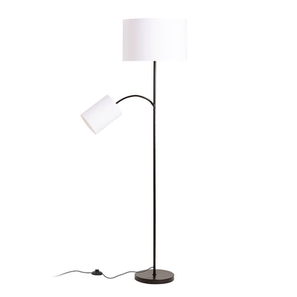 RENDL shades, shade bases, pendent sets PAMPA floor base black 230V LED E27 11+7W R14498 4