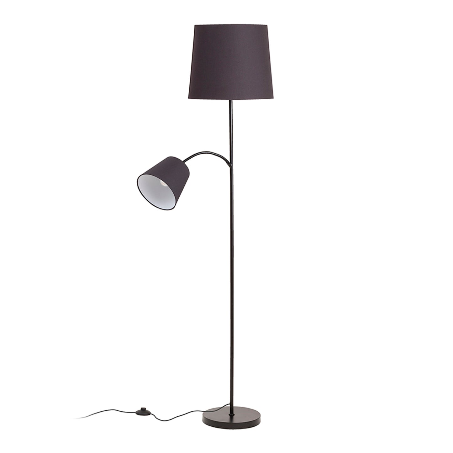 RENDL shades, shade bases, pendent sets PAMPA floor base black 230V LED E27 11+7W R14498 9