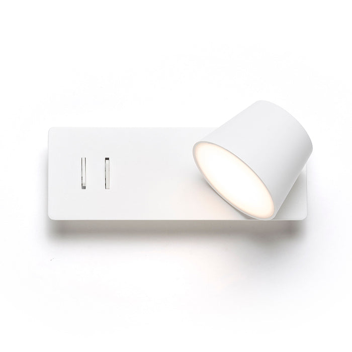 RENDL spotlight AMADEUS wall with backlighting white  230V LED 4+6W  3000K R14521 2