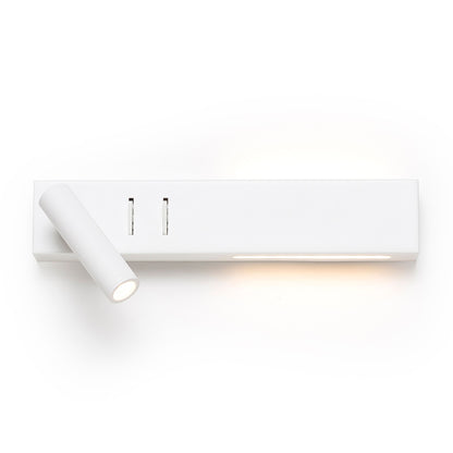 RENDL spotlight ODEON wall with backlighting white  230V LED 8+3W 30°  3000K R14523 9